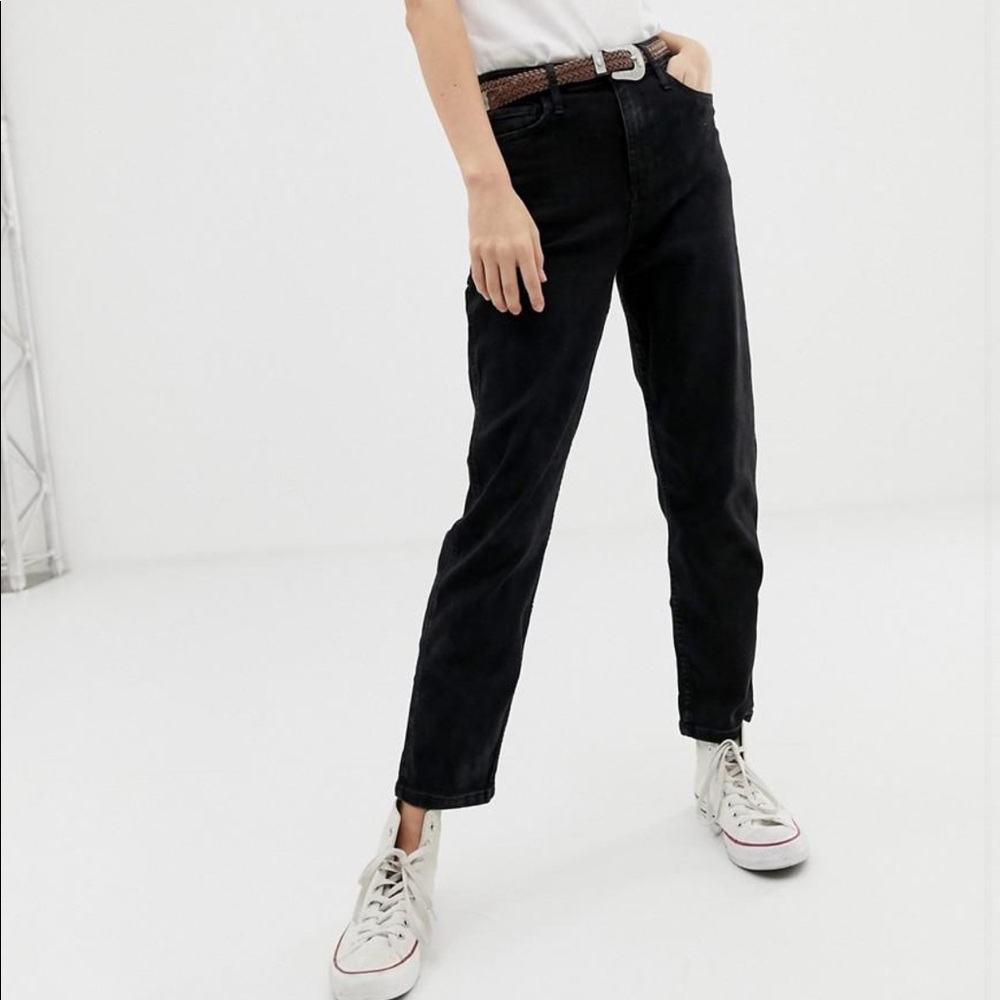 Hollister Black Mom Jeans